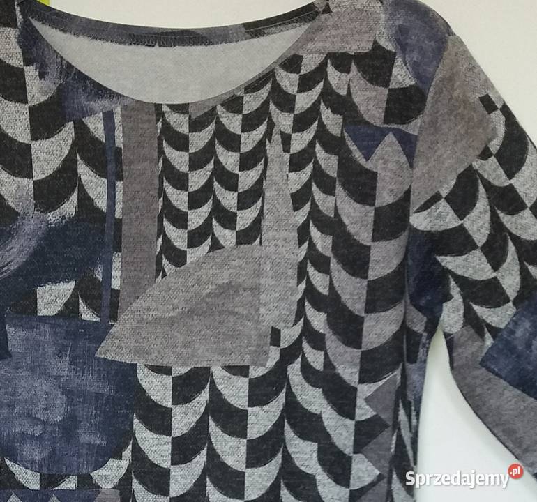 M Ołówkowa sukienka z ala dzianiny Butik szary/srebrny Spódnice i sukienki Gliwice