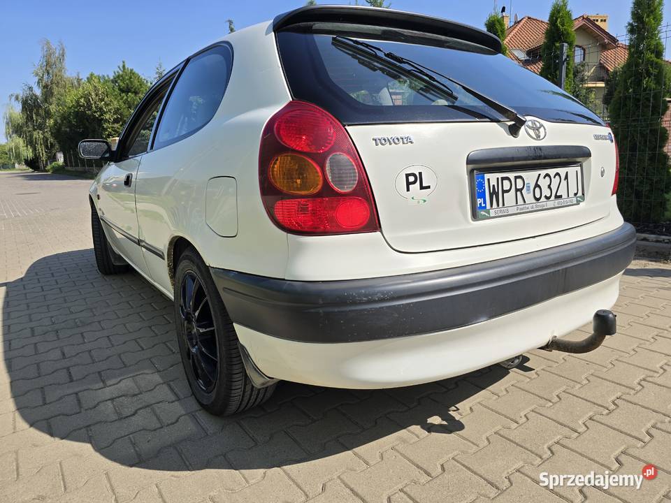 Toyota Corolla e11 16 98r 110 biały mazowieckie sprzedam
