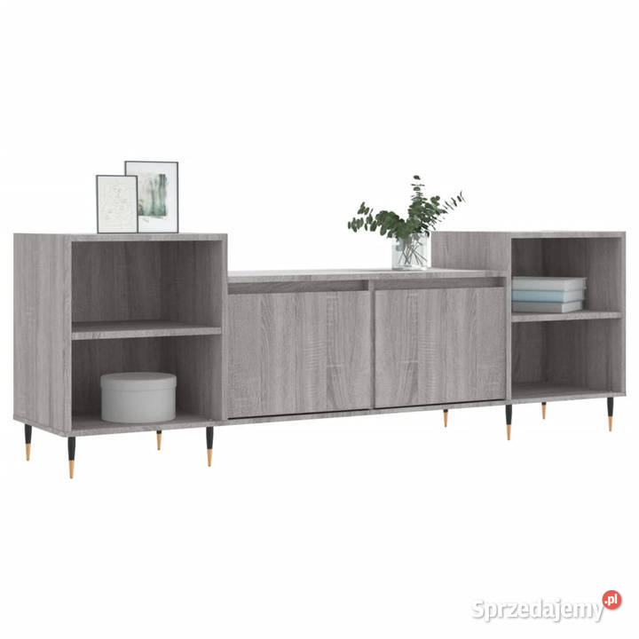 Szafka pod telewizor szary dąb sonoma 160x35x55 mazowieckie Warszawa sprzedam