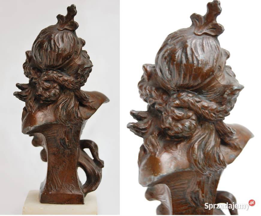 Salome rzeźba stylizowana na brąz marmur Francja