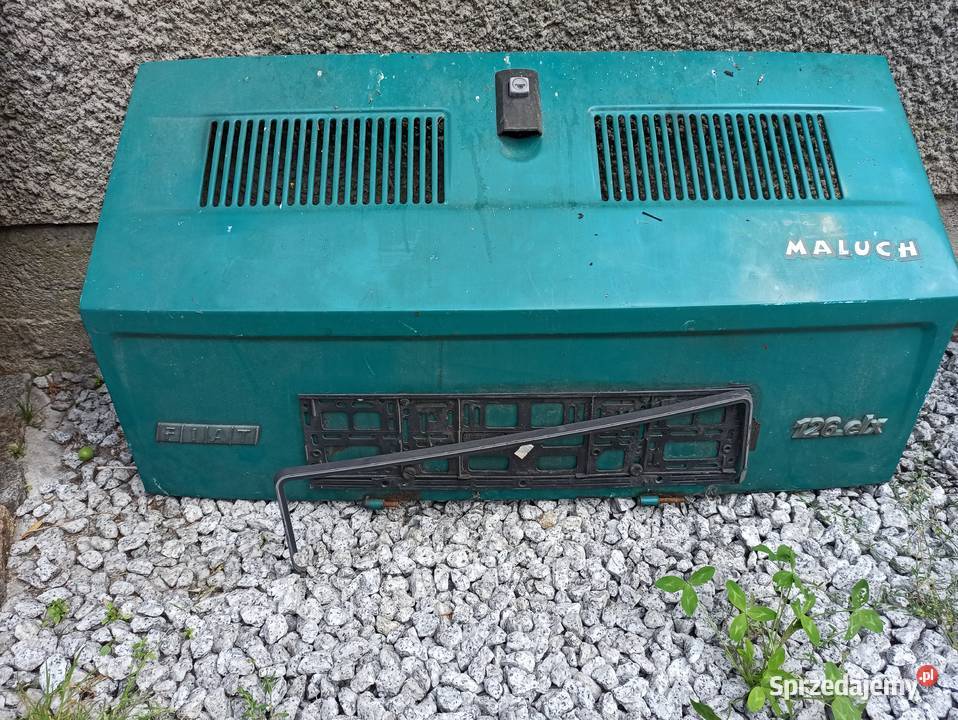Klapa bagażnika używana Fiat 126p maluch części blacharskie podlaskie Bielsk Podlaski