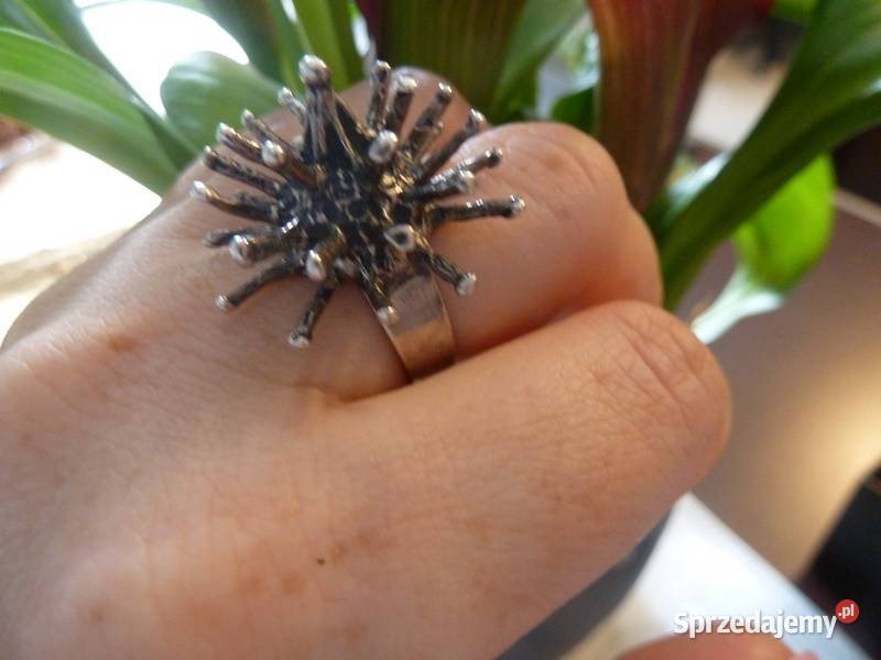 pierścionek srebrny jeżyk Radom