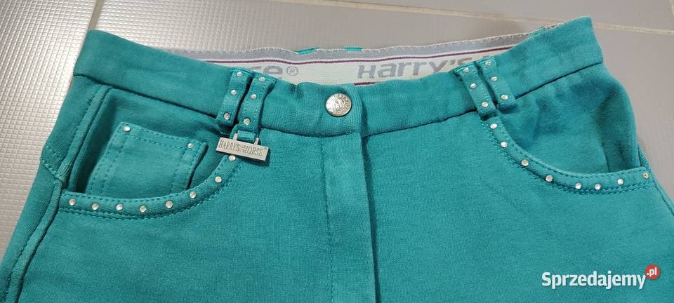 Bryczesy z diamencikami pełny lej rozmiar 3436 Jasień