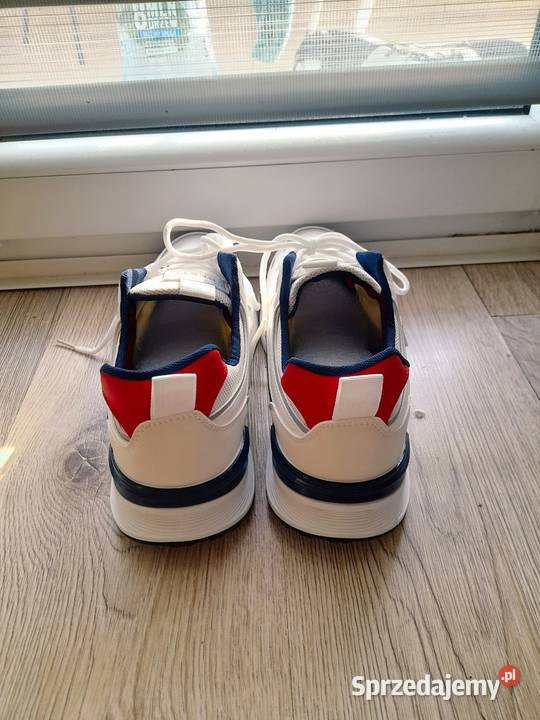 Męskie niskie sznurowane buty do biegania z