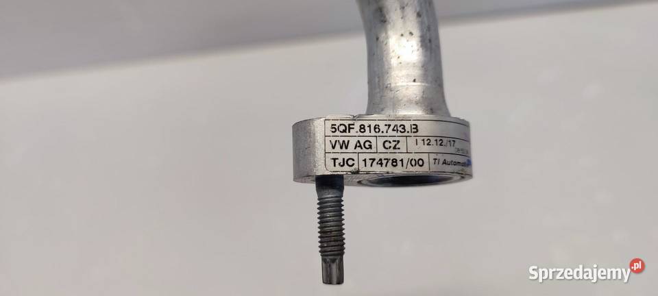 VW TIGUAN II PRZEWÓD KLIMATYZACJI 5QF816743B sprzedam