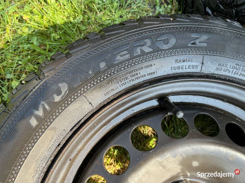 Opel Corsa Astra Komplet Kół Felg Stalowych Opon