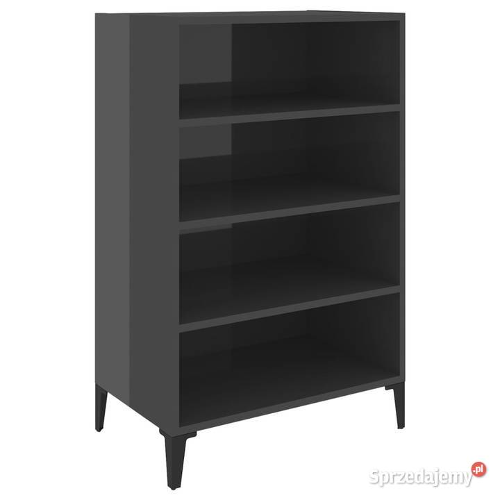 Szafka na wysoki połysk szara 57x35x90 WM806138