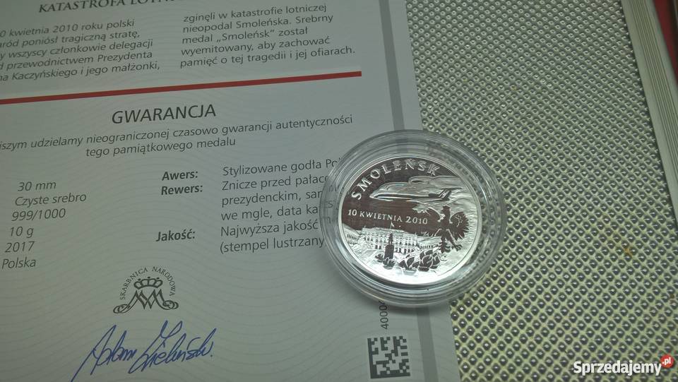 Pamiątka katastrofy lotniczej w Smoleńsku sprzedam