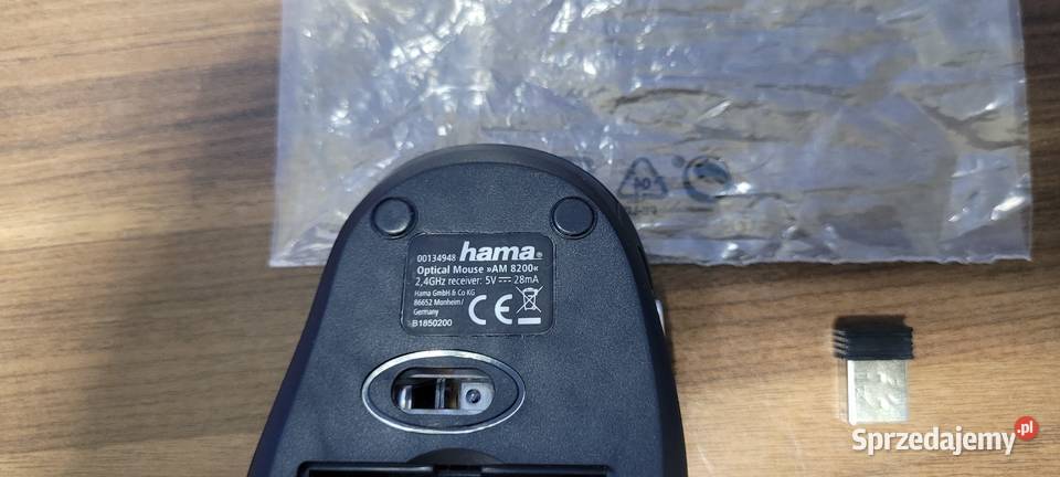Myszka Hama AM8200 czarny USB