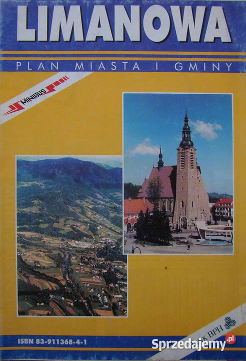 LIMANOWA Plan miasta i gminy 2000