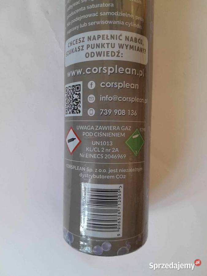 Cylinder do Sodastream używany Ząbkowice Śląskie sprzedam