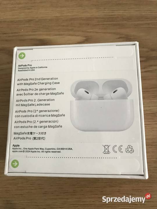 Słuchawki AirPods Pro 2 nowe warmińsko-mazurskie Iława