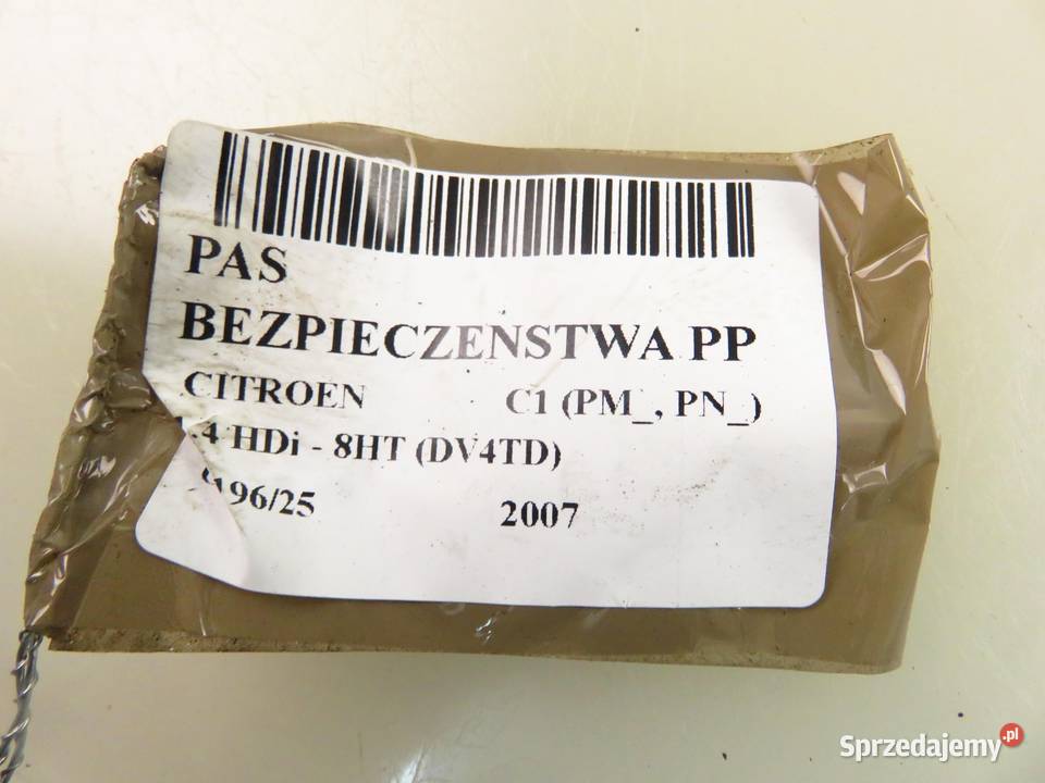PAS PRAWY PRZEDNI CITROEN C1 7P1170P Motoryzacja