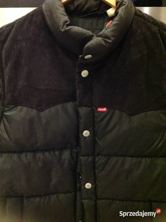 Kamizelka Puchowa Pikowana Męska LEVIS L XL NOWA Nowa Sól