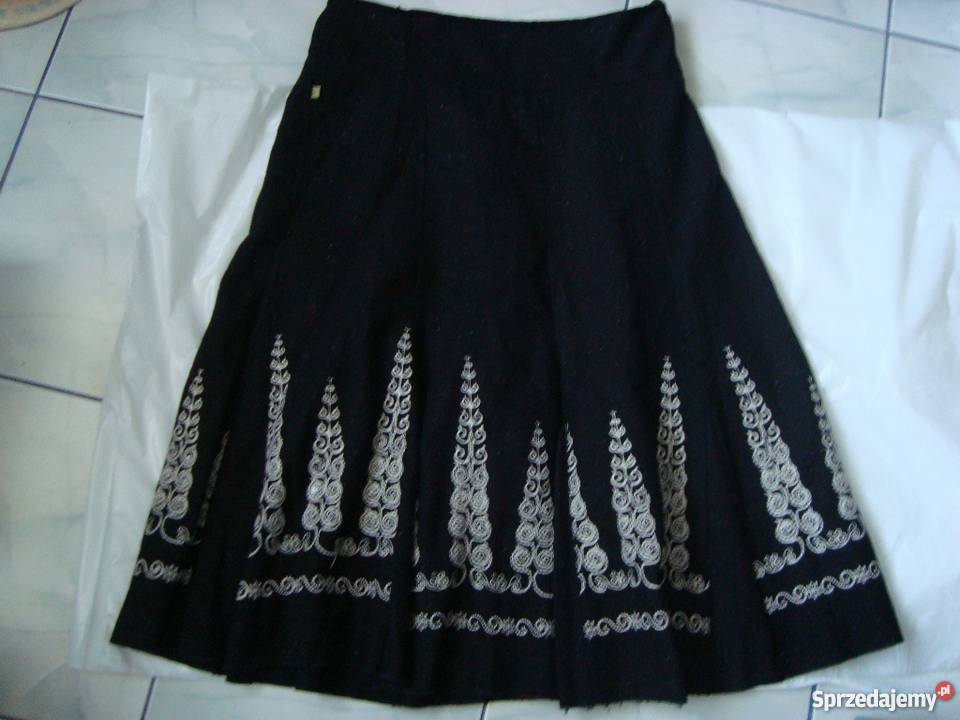 Spódniczka Oliwia nowa moda z haftem biały Spódnice i sukienki Ostrołęka