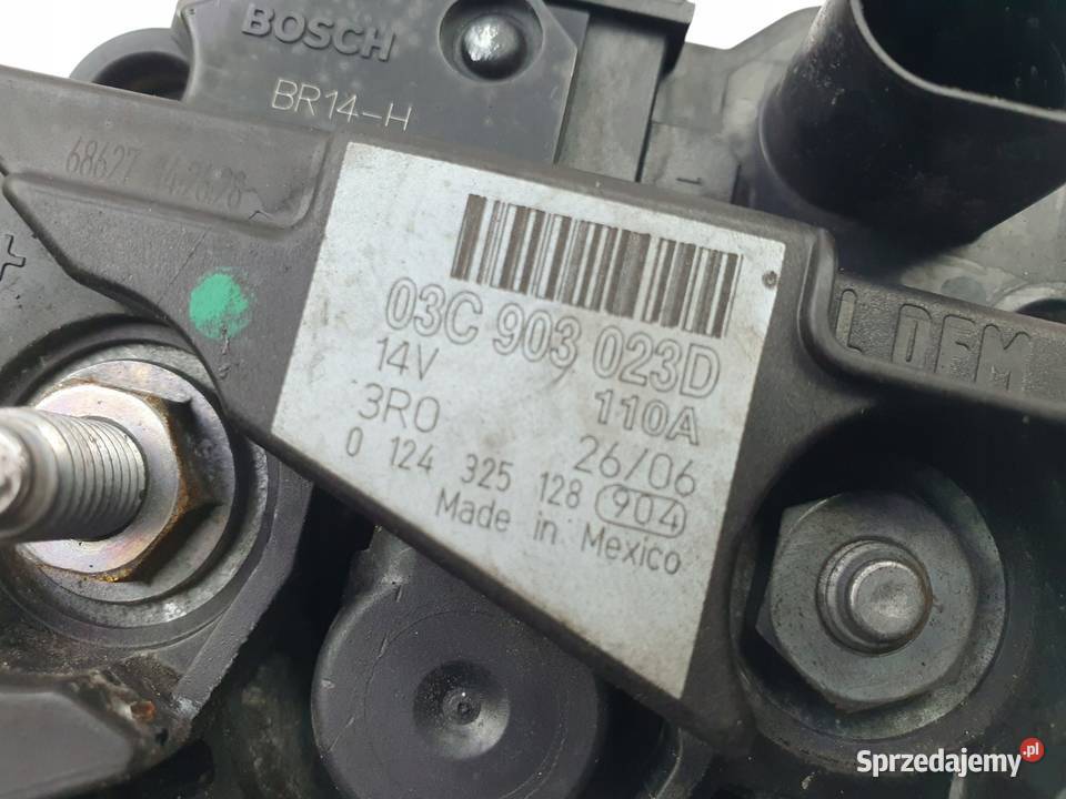 ALTERNATOR VW Golf V Eos Skoda Octavia II Audi Chełm