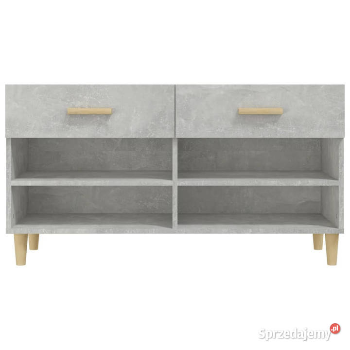 Szafka na buty szarość betonu 102x35x55 WM812820 Warszawa