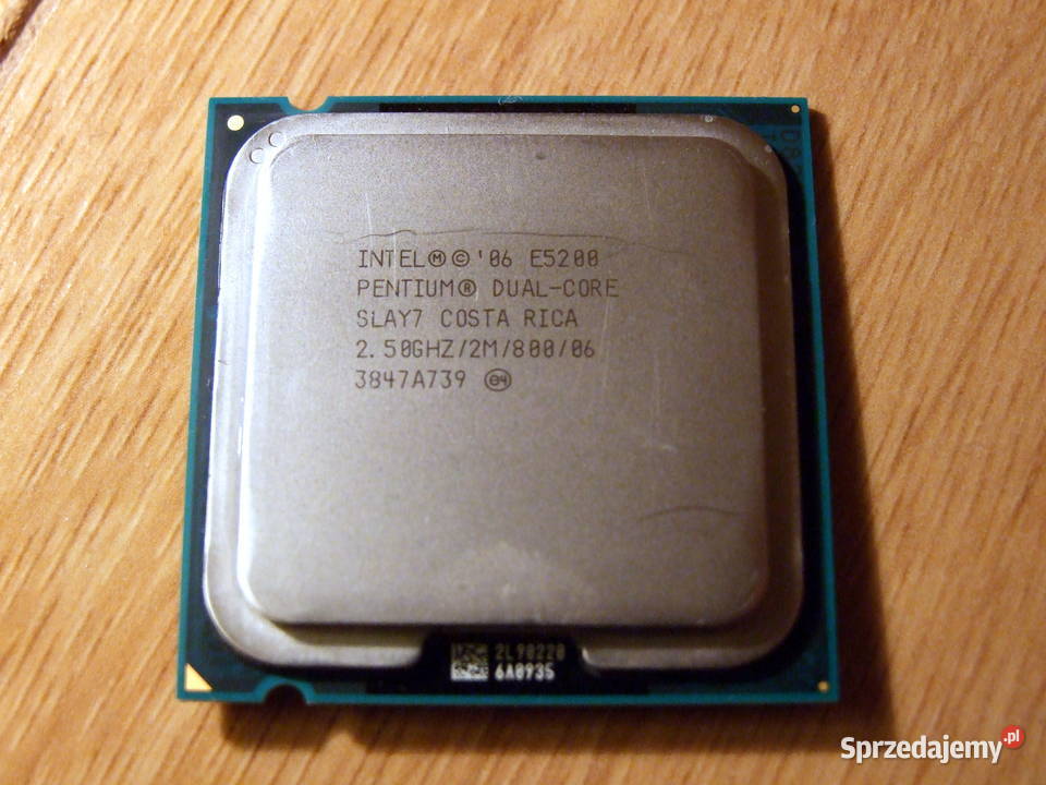 Procesor Pentium DualCore SLAY7 25Ghz2M800 E5200 Gdańsk