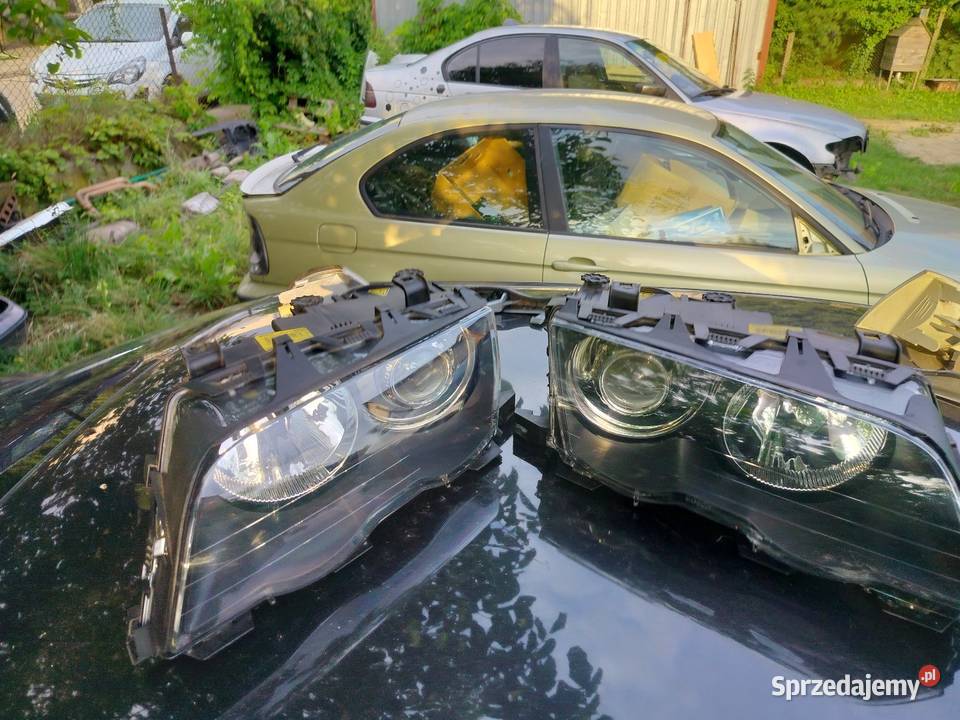 Bmw e46 sedan lampy przód Xenon Europa przed Aleksandrów Łódzki
