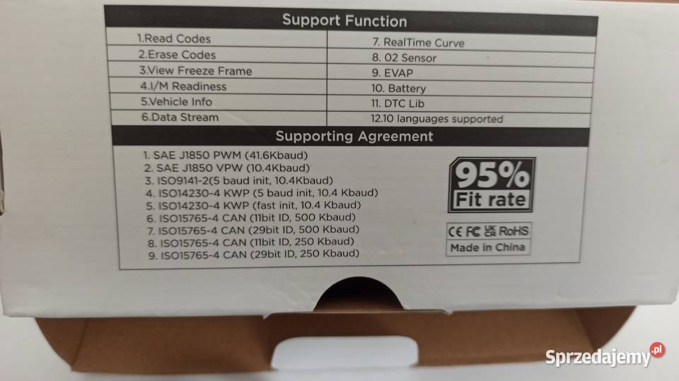 Skaner diagnostyczny OBD2 OBDII V318 Zamość