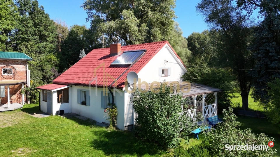 Urokliwy dom z widokiem na jezioro cegła Klępnica
