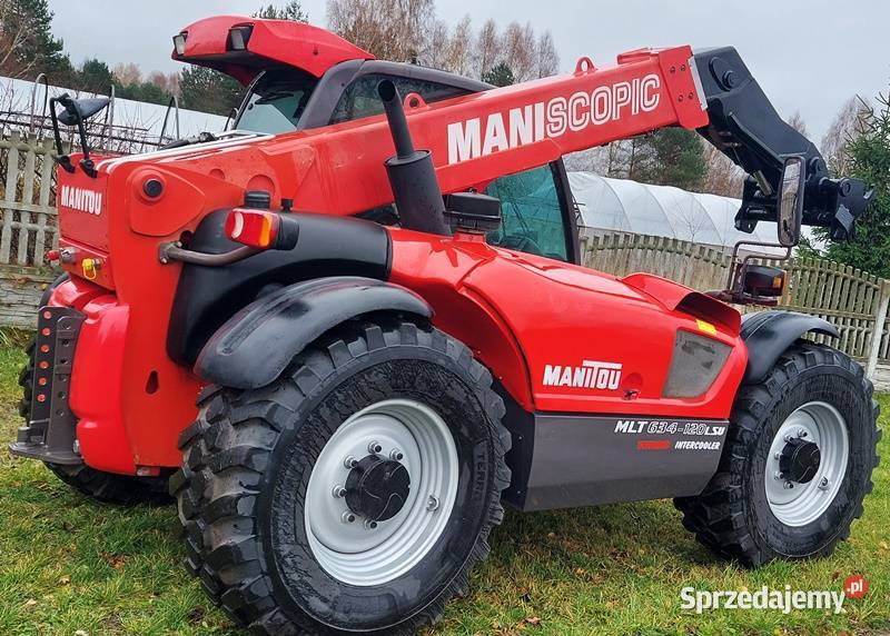 Manitou ładowarka teleskopowa nowe opony Wręczyca Wielka