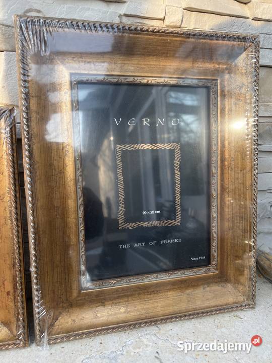 Ramka rama na zdjęcia drewniana ze szkłem stare inny kolor Bystrzyca Kłodzka