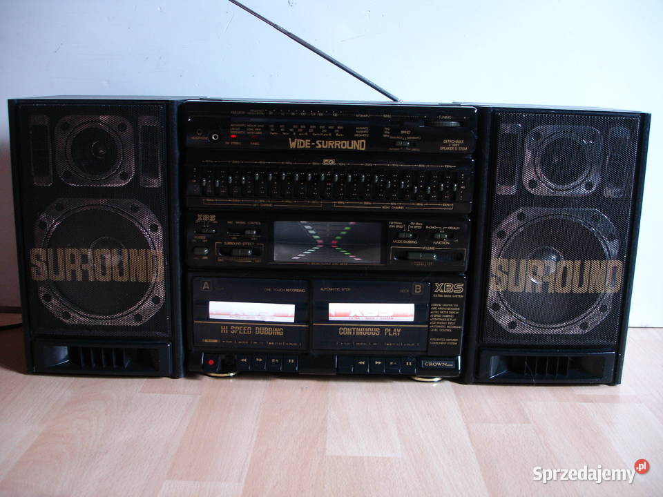 Radiomagnetofon CROWN SZT8905 lubuskie Zielona Góra