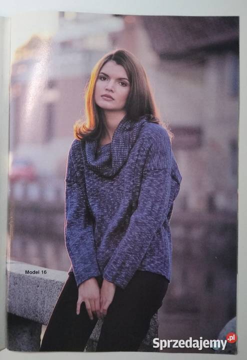 Dama w swetrze 122004 druty Czasopisma Gdańsk