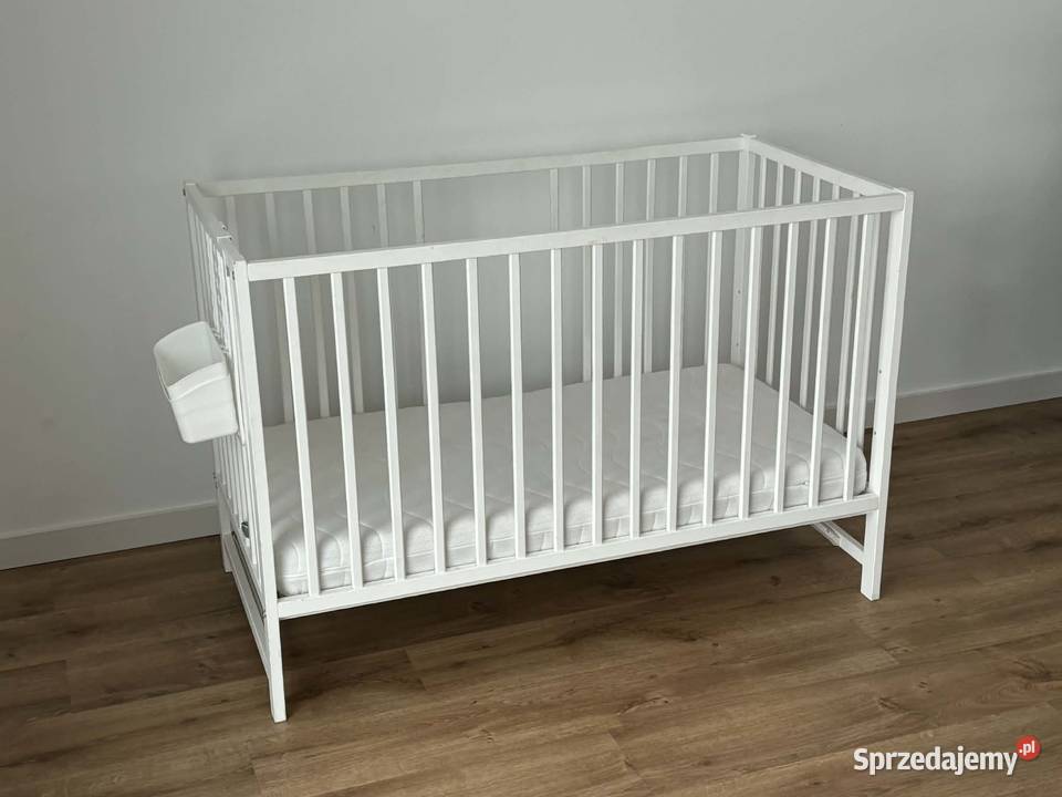 Łóżeczko dziecięce z materacem hilding Konstantynów Łódzki sprzedam
