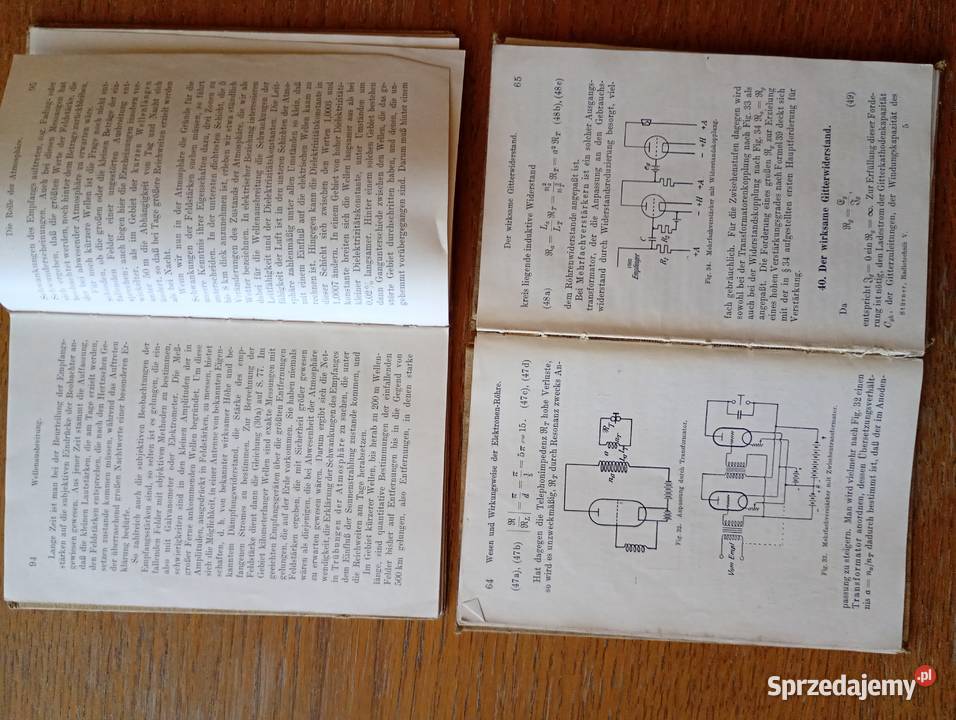 Niemiecki Radiotechnika 1927 1929 r Książki naukowe i popularnonaukowe Rybnik