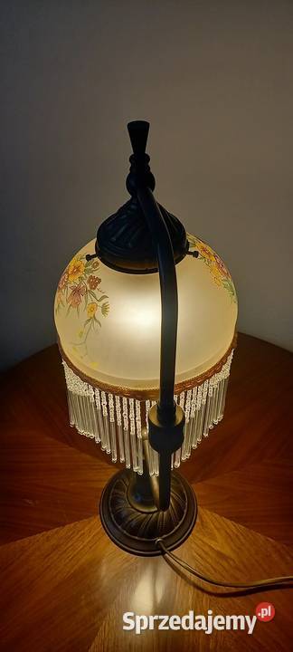 Ładna lampka z mosiądzu w romantycznym stylu łódzkie Skierniewice sprzedam