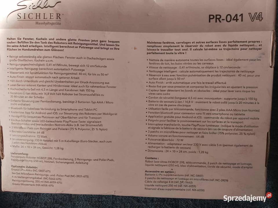 Robot do mycia okien Hobot 298 dolnośląskie Legnica
