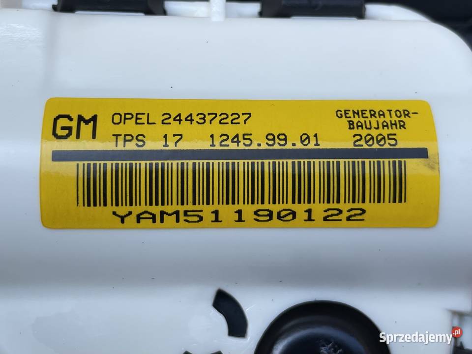 24437227 airbag poduszka fotela Opel Vectra c Szczecin