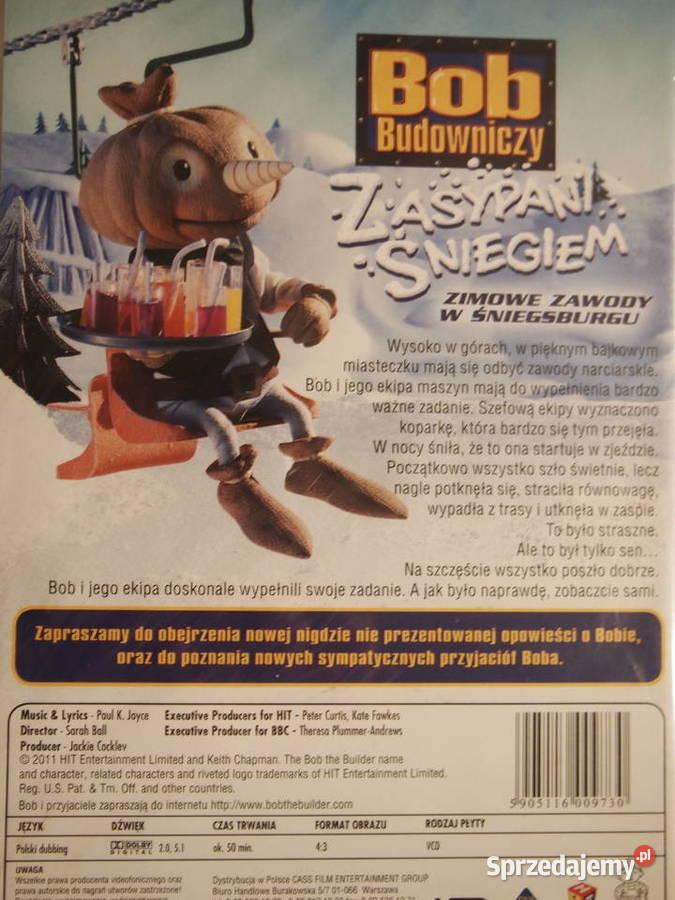Bob Budowniczy 2 zimowe bajki dzieci na śnieżny