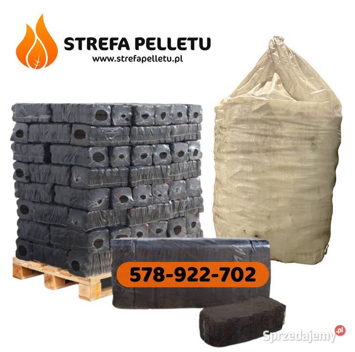 Brykiet Torfowy PREMIUM Paleta BigBag Radgoszcz