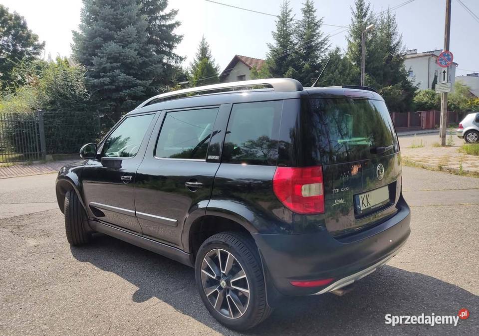 Skoda Yeti 20 TDi Adventure welurowa tapicerka Kraków