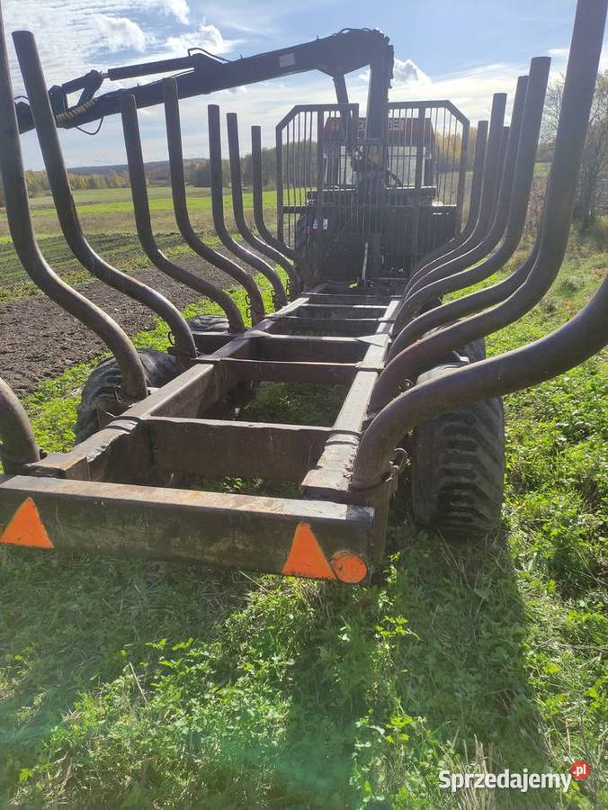 Przyczepa leśna zrywkowa MORE MASKINER 12 Leśnictwo świętokrzyskie sprzedam