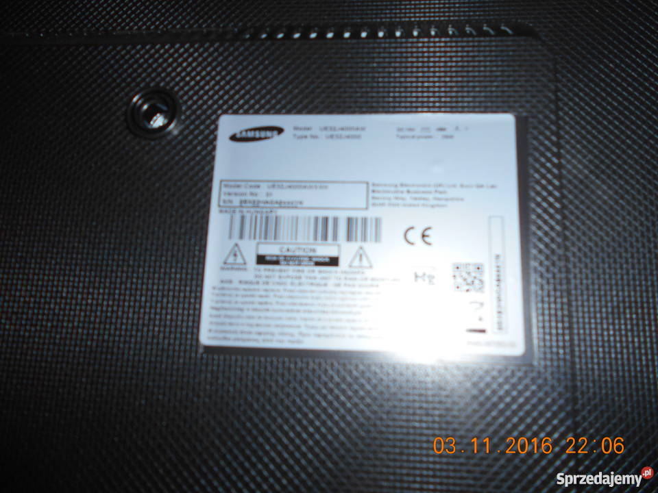 Telewizor Samsung UE32J4000AW uszkodzony na USB Kraków
