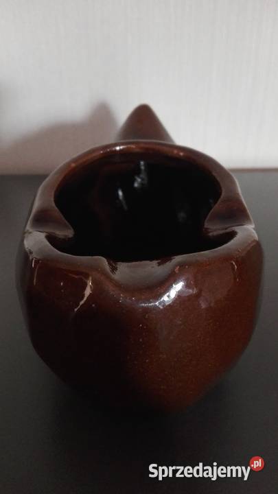 Popielnica Bucik ceramika kamionka PRL Dekoracje i ozdoby Warpechy Stare