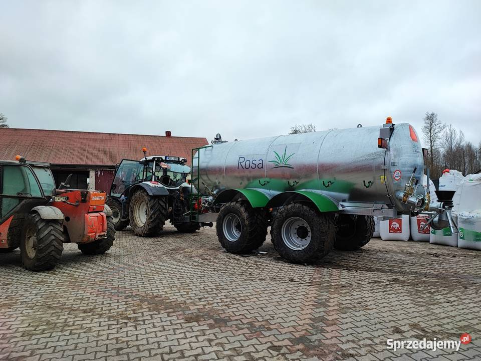 Wóz asenizacyjny ROSA 16R2 16000 litrów tandem nieuszkodzony Beczkowozy mazowieckie Goliaty