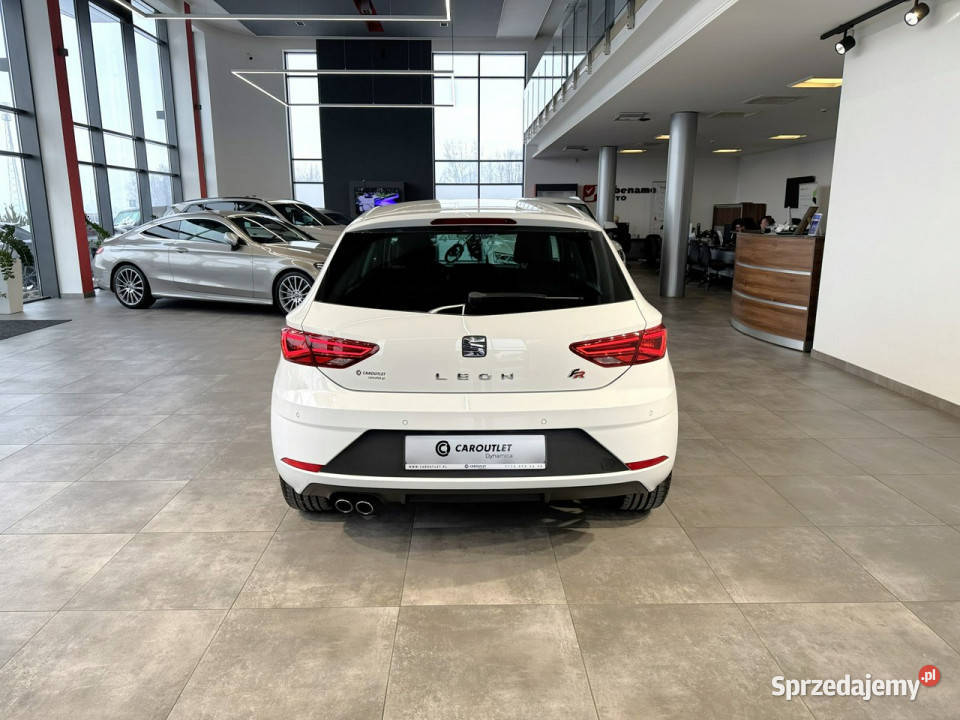 Seat Leon FR 14TSI 125 M6 2017 r salon biały Myślenice sprzedam