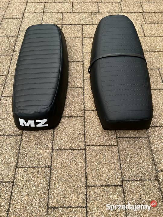 Black Textured Seat Cover For MZ TS250 Moped / Mokick / Roller, Washable Leatherette