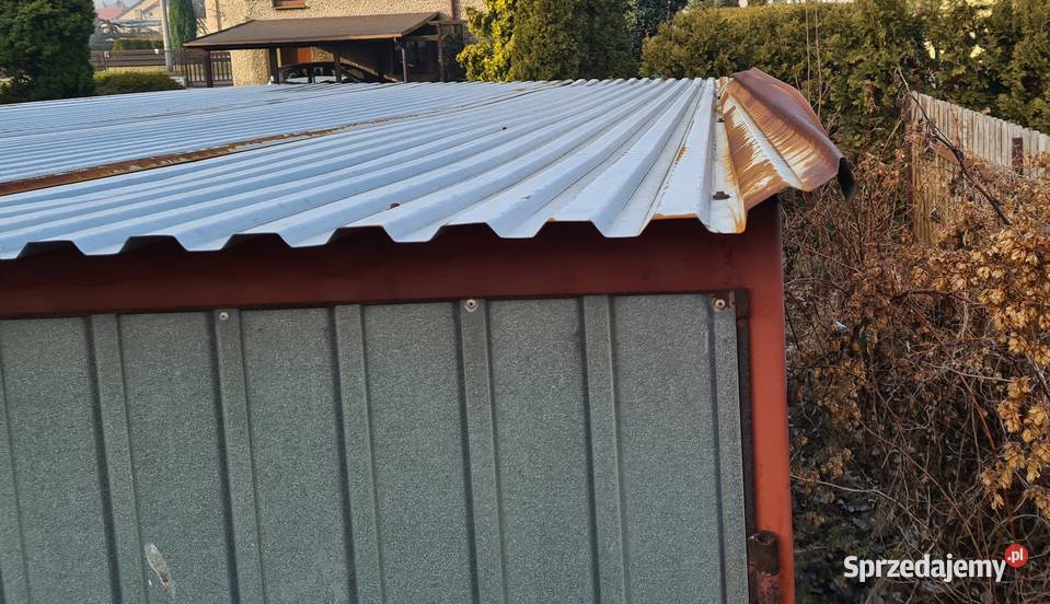 Sprzedam używany garaż blaszany schowek blaszany samodzielny Nieruchomości Rybnik