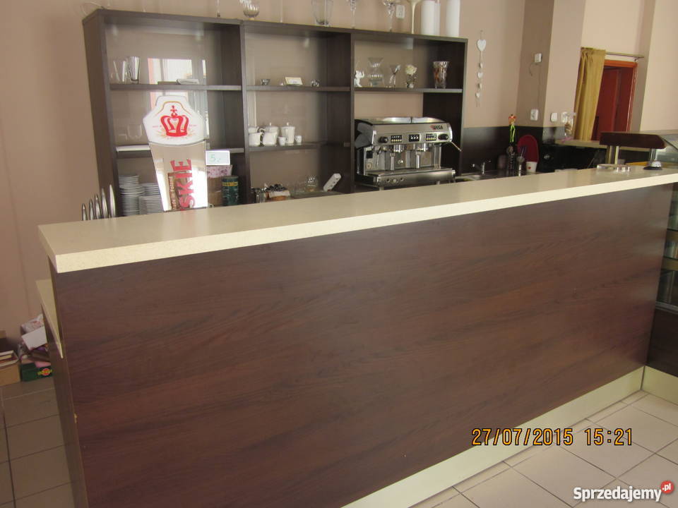 Meble bar pod zabudowę do restauracji drewniany Piotrowo