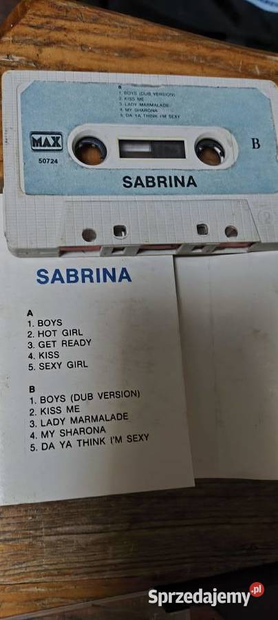 Sabrina Boys rzadka kaseta disco 1988 Gliwice sprzedam
