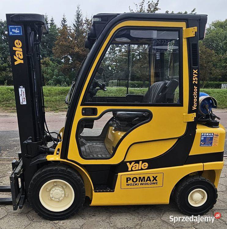 Yale GLP25VX 2013r ogrzewana kabina przesuw Wózki widłowe wielkopolskie Oborniki