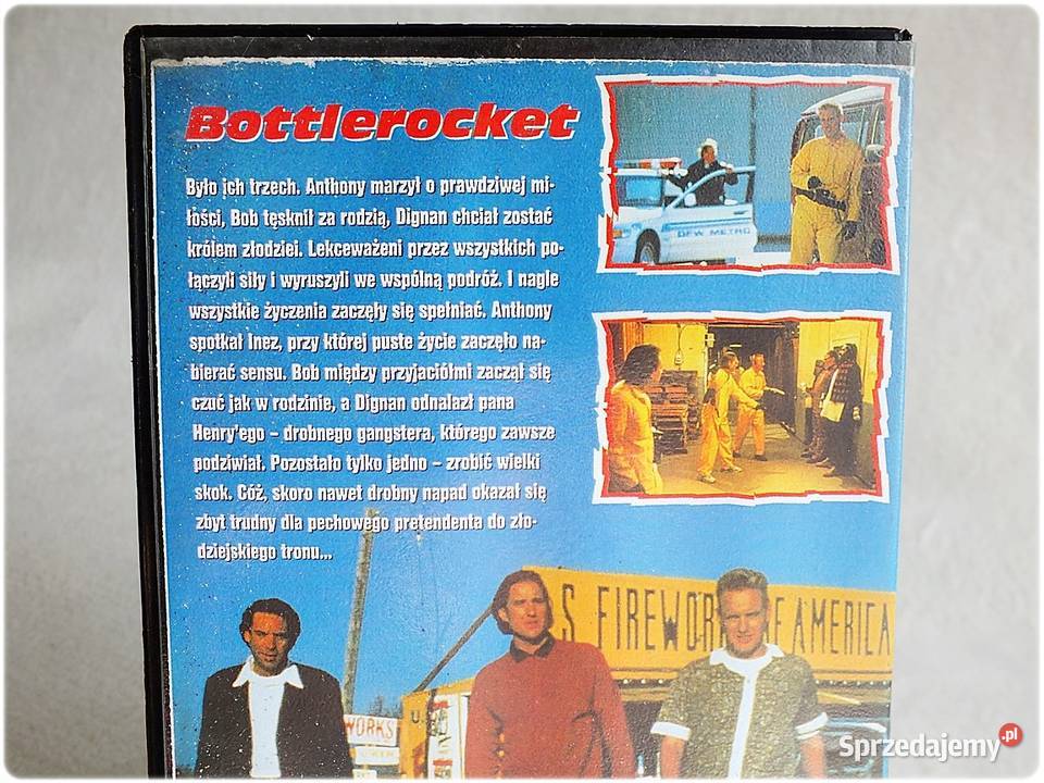 Kaseta VHS Trzech frajerów z Teksasu Film na Filmy Żary