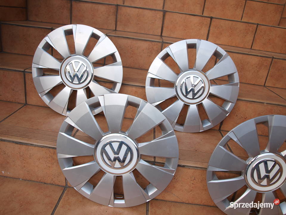 VW kołpaki 14 oryginalne chrom komplet 4 sztuki Kalisz