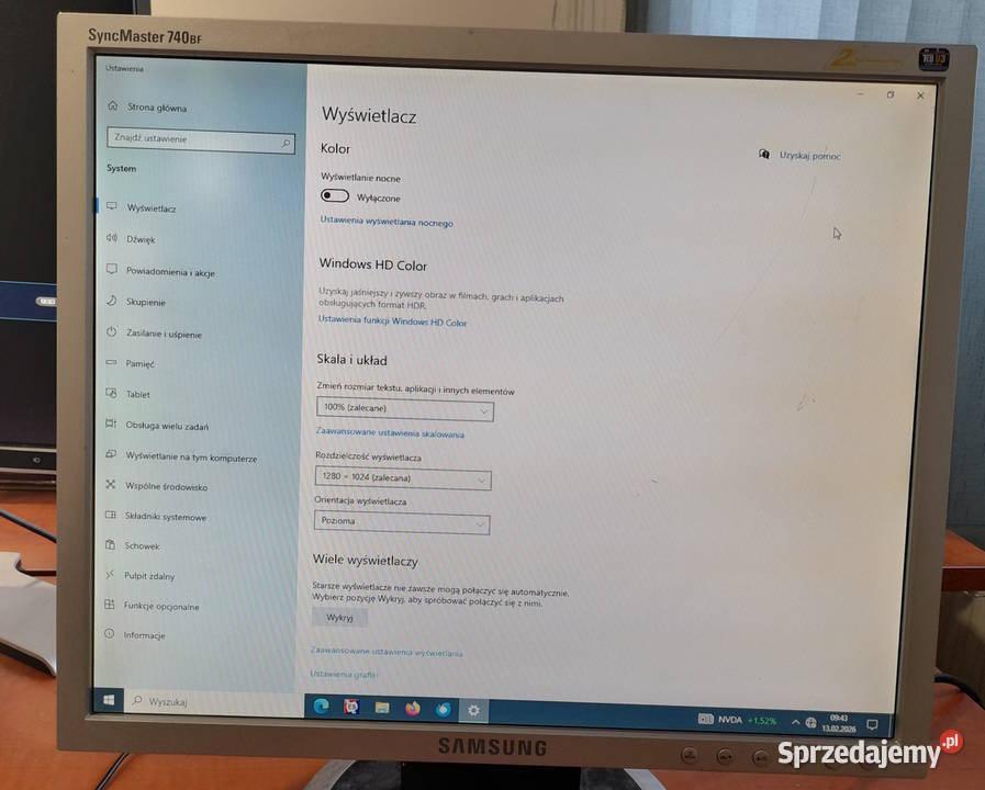 Monitor Samsung 17 Blinea 20 Hyundai 19 LCD Wiskitki